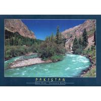 Pakistan Beautiful Postcard River Swat